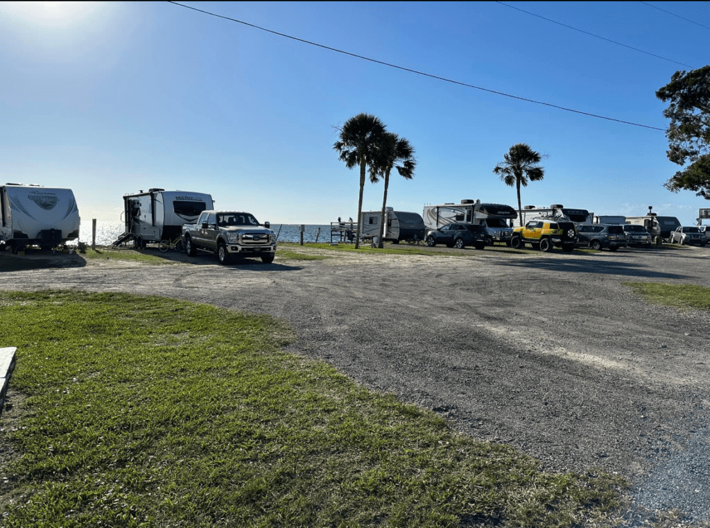A Group of Vehicles Parked in a Parking Lot